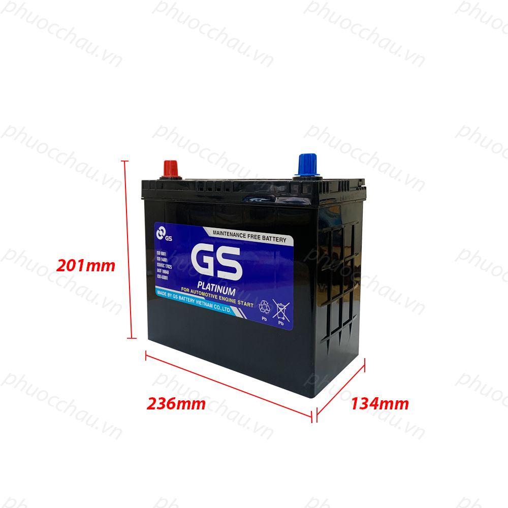 Ắc Quy GS MF 46B24R (12V-45AH)