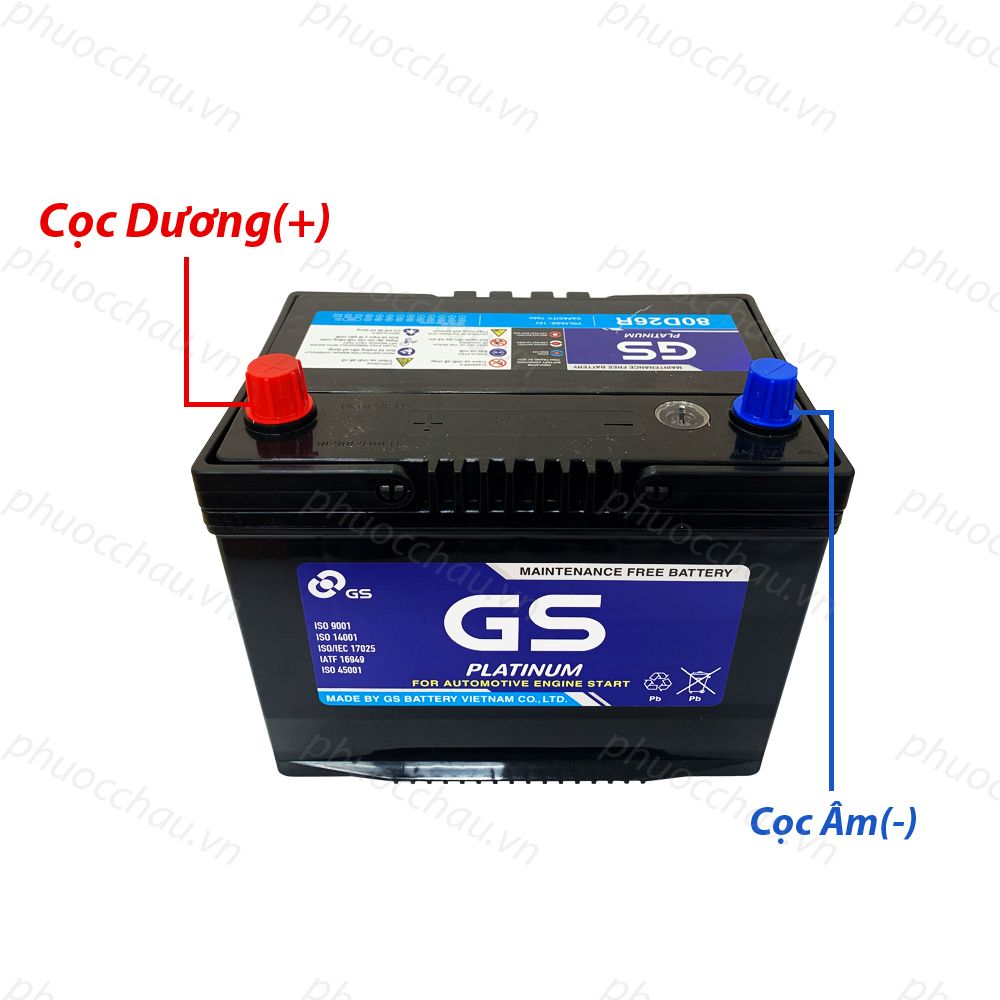 Ắc Quy GS MF 80D26R (12V-70AH)