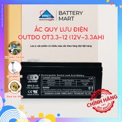 Ắc Quy Lưu Điện OUTDO OT3.3-12 (12V-3.3AH) - Bình Ắc Quy 12V