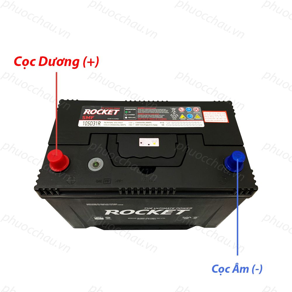 Ắc Quy ROCKET SMF 105D31R (12V-94Ah)