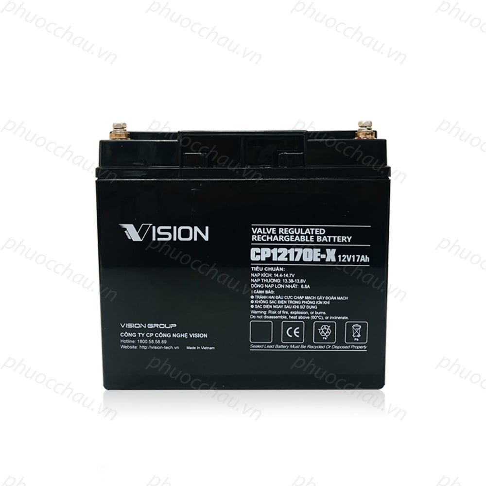 Ắc Quy Lưu Điện VISION CP12170E-X (12V-17AH)