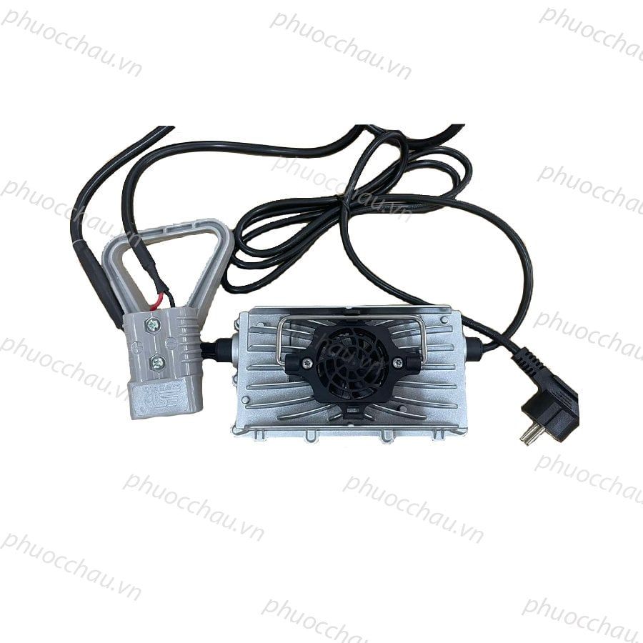 Bộ Sạc Thiên Năng 24V-15A, dùng cho Xe Nâng Điện, Máy Chà Sàn, Có Quạt Làm Mát