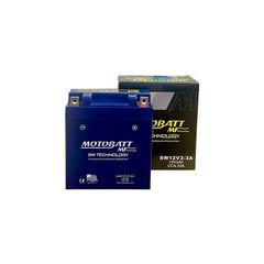 Ắc quy xe máy MOTOBATT SW12V3 12V - 3AH, dùng cho xe NSR 150, Sport, RG110, RGV120