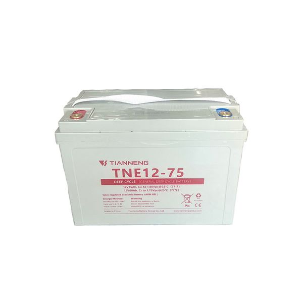 Ắc Quy Thiên Năng Tianneng TNE12-75 (12V - 75Ah),  ắc quy dùng cho xe điện, xe golf, xe chà sàn