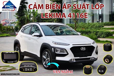 Cảm Biến Áp Suất Lốp Ô Tô LEKIMA LTP4116E, Van Ngoài, Chất Lượng Cao, Mẫu Mới 2022