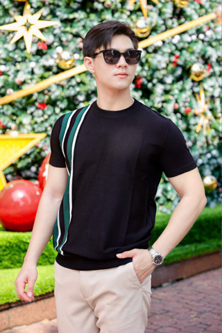 ÁO LEN NAM TAY NGẮN - LC002007