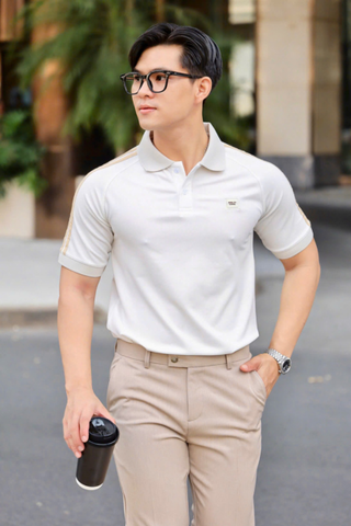 ÁO THUN POLO SO COOL TRẮNG VH003866