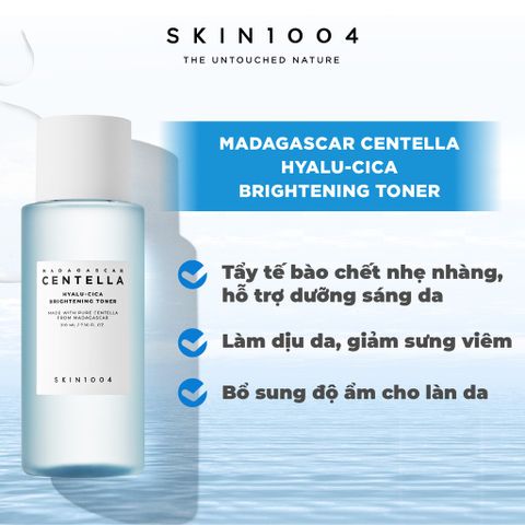 Nước Hoa Hồng Madagascar Centella Hyalu-Cica Brightening Toner 210ml