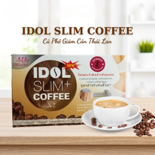 Cà Phê Giảm Cân Idol Slim+ Coffee X2