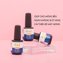 Base Top IBD Uv Gel No Clean 14ml, sơn liên kết và top phủ bóng rất bền màu