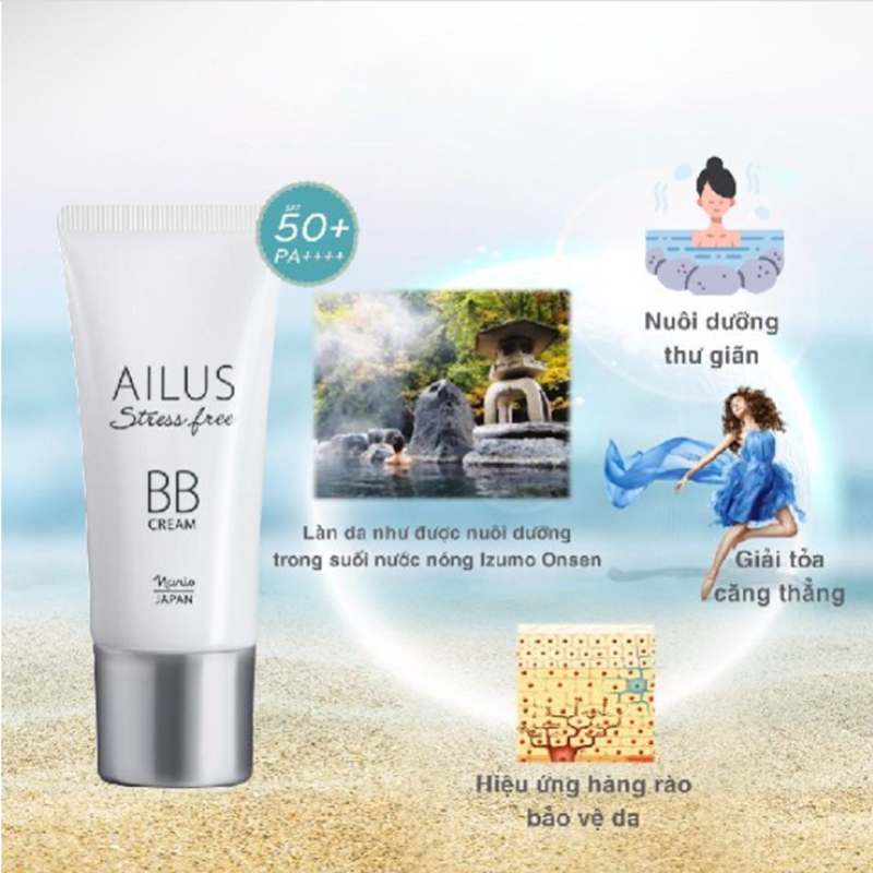 Kem Nền Đa Chức Năng Ailus Stress Free BB Cream 30g