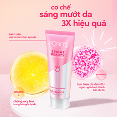 Sữa Rửa Mặt Pond's 100g Niacnamide Sáng Mịn Rạng Rỡ