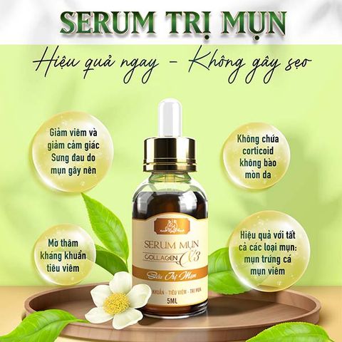 Serum Collagen X3 Ngừa Mụn 5ml