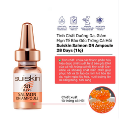 Serum Suiskin Tế Bào Gốc Trứng Cá Hồi 2ml  28 Days Lẻ, Giúp nâng cơ, làm trẻ hoá da làn da, ngăn ngừa lão hóa