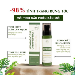 Tinh Dầu Bưởi Hoàng Cầm 125ml, Giải Pháp Tối Ưu Cho Tóc Thưa, Yếu và Rụng