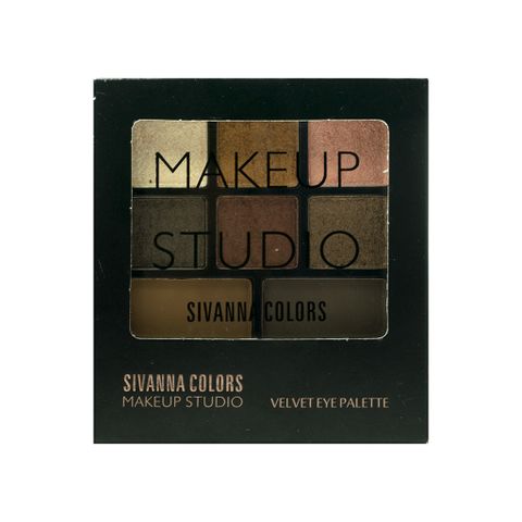 Phấn mắt sivanna colors makeup studio velvet eyes palette HF 592 No.02