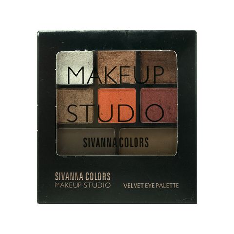 Phấn mắt sivanna colors makeup studio velvet eyes palette HF592 No.01