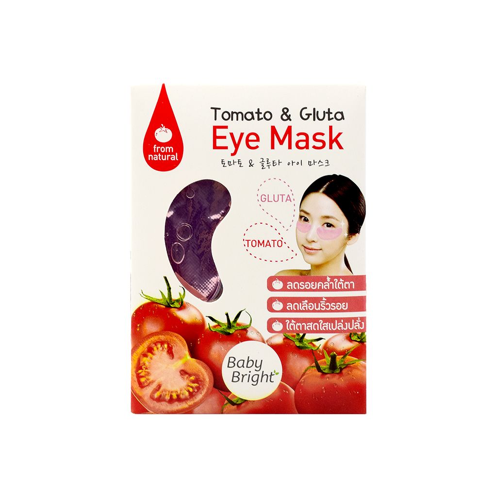 MẶT NẠ MẮT BABY BRIGHT TOMATO & GLUTA EYE MASK