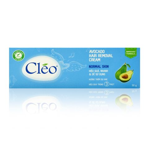 Kem tẩy lông dành cho da thường Cleo Avocado Hair Removal Cream