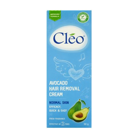 Kem tẩy lông dành cho da thường Cleo Avocado Hair Removal Cream