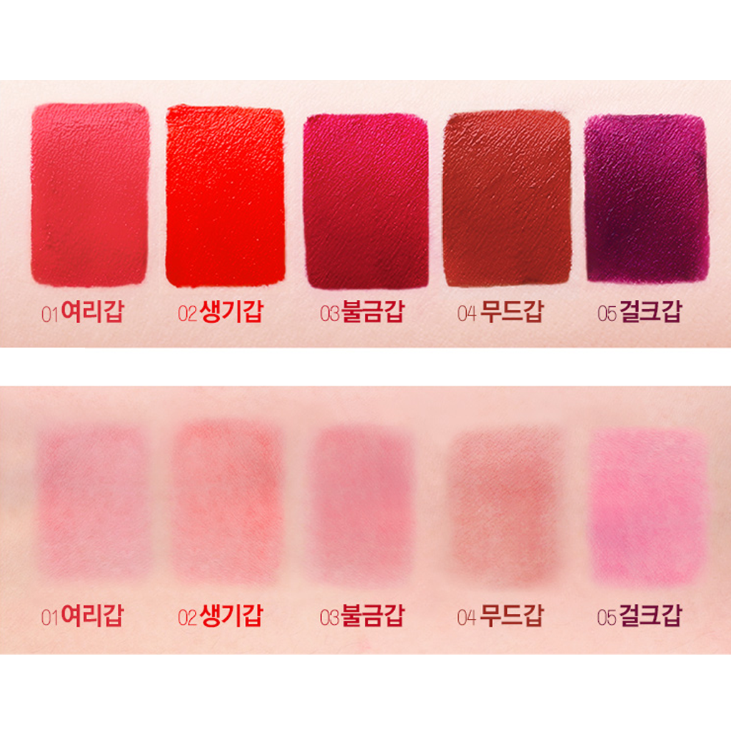 Son kem Bbia Last Velvet Lip Tint Version 1 Hottest Series