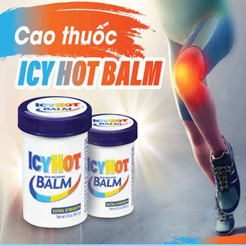 Dầu Cù Là Icy Hot Balm Extra Strength 99g Giúp giảm đau lưng nhức mỏi viêm khớp viêm gânDầu