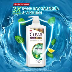 Dầu Gội Clear Bạc Hà (Trắng)