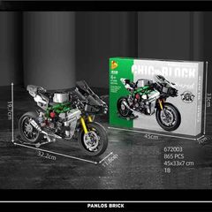 Đồ chơi Lắp ráp Lego mô hình Xe Máy Phân Khối Lớn Motorbike Kawasaki Ninja 672003