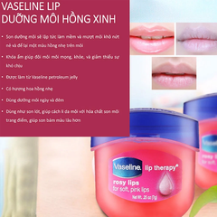 Dưỡng Môi Vaseline Lip Therapy Rosy Lips - 7g