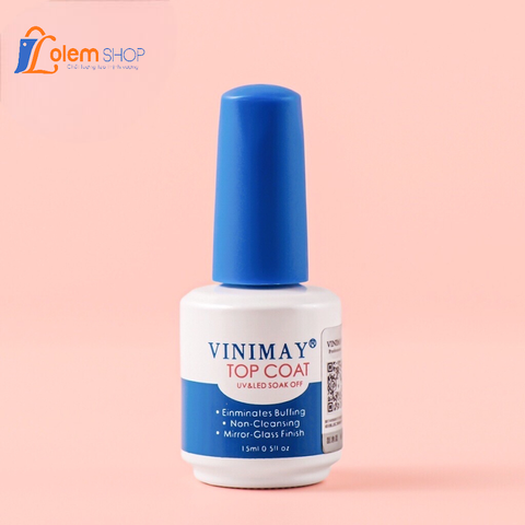 Top Coat Vinimay 15ml Nắp Xanh