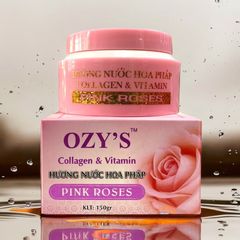 Kem Dưỡng Body Bảo Ngọc Lan Ozy's 150g Pink Roses,  Làm trắng da, mềm mịn da, giữ ẩm cho da