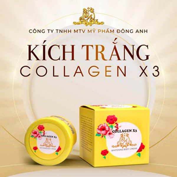 Kem Kích Trắng Collagen X3 25g