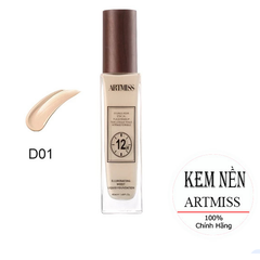 Kem Nền Artmiss 12h Liquid Foundation 40ml No.01