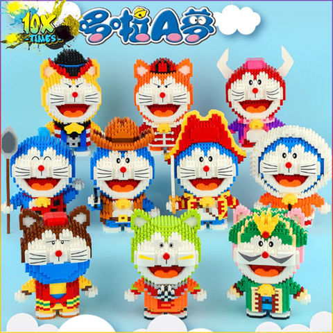 Đồ chơi xếp hình Lego Doraemon xếp hình đồ chơi trẻ em Doraemon