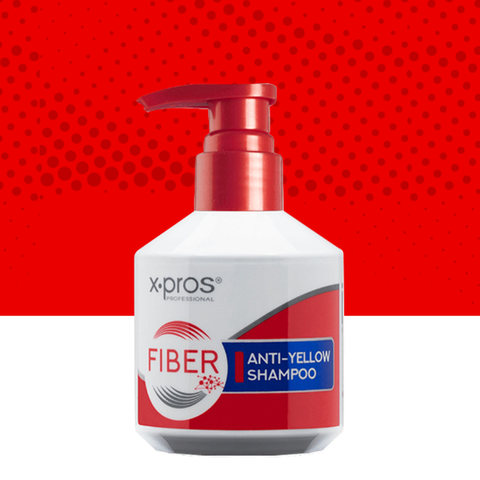 Gội Khử Màu Vàng X.pros Fiber 200ml, Hỗ trợ loại bỏ nhanh chóng ánh sắc vàng trên tóc, tăng cường sắc tố màu nhuộm