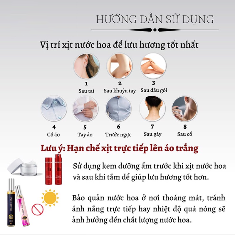 Nước Hoa Nữ Kozin Collection 10ml Coco Chance