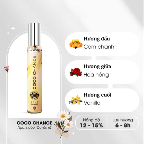 Nước Hoa Nữ Kozin Collection 10ml Coco Chance