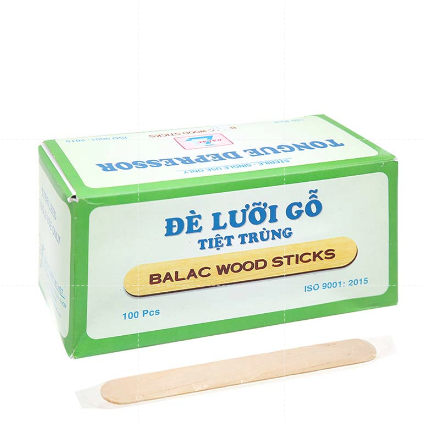 Que gỗ wax lông hộp 100 cây