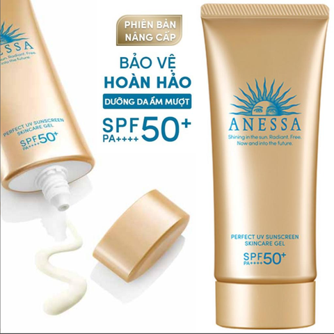 Gel Chống Nắng Anessa 90g Vàng Perfect Uv Sunscreen Skincare Gel
