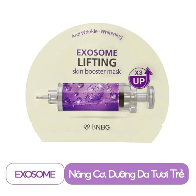 Mặt Nạ Viên Thuốc Bnbg Anti Wrinkle Whitening Exosome Lifting 30ml, Nâng cơ, trẻ hóa da