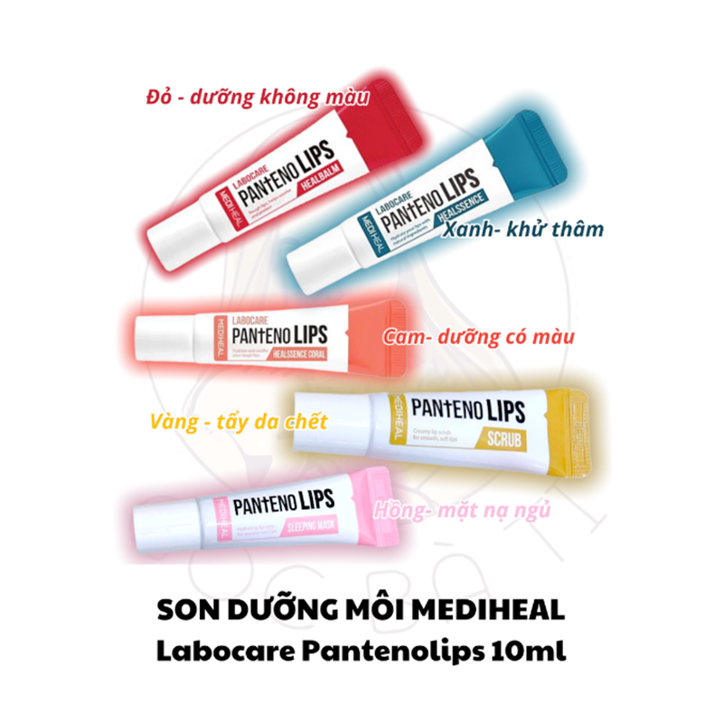Son Dưỡng Mediheal Labocare Panteno Lips 10ml, Làm mềm và giữ ẩm cho môi