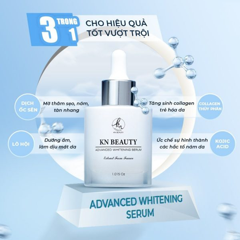 Serum KN Beauty Advanced Whitening 30ml Ngừa Nám, Dưỡng Trắng