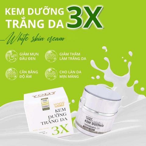 Kem Duỡng Trắng Da Yody Phương Anh 3X 20g