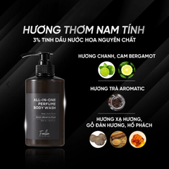 Sữa Tắm Nam Foellie Home All-in-one Perfume Body Wash 500ml