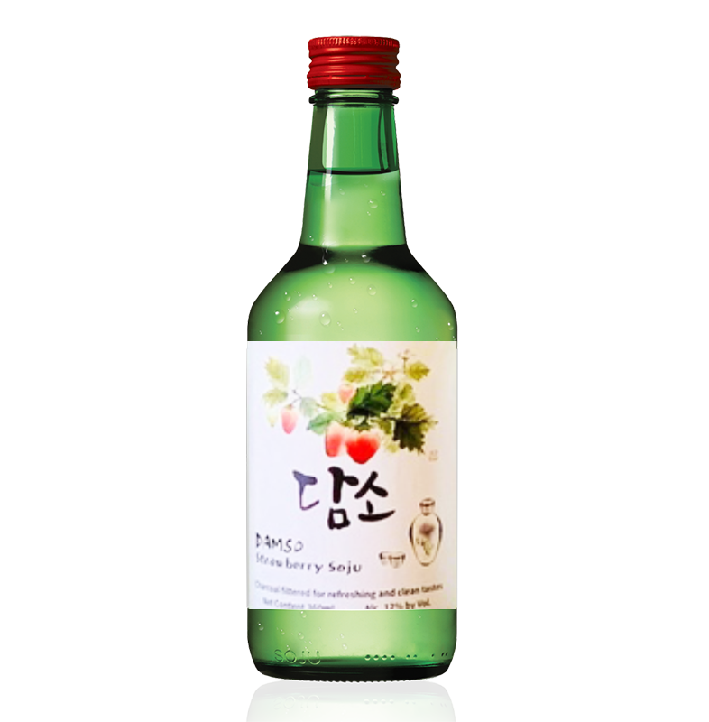 Rượu Damso Hàn Quốc 360ml Strawberry Soju Vị Dâu