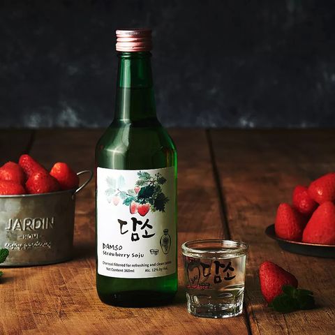 Rượu Damso Hàn Quốc 360ml Strawberry Soju Vị Dâu