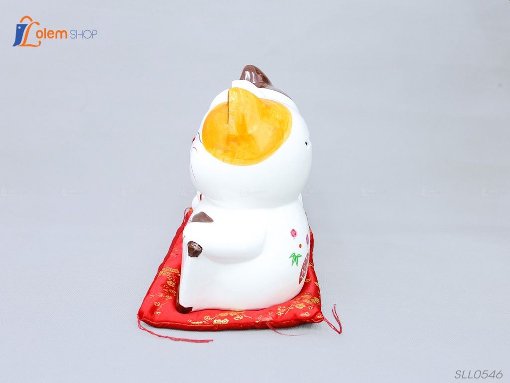 Tượng đôi Mèo thần tài Maneki Neko mang tiền tài, may mắn