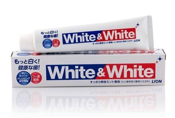Kem đánh răng White & white Lion Toothpaste 150g