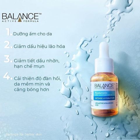 Serum Balance Active Formula 30ml Hyaluronic Deep Moisture Cấp Nước