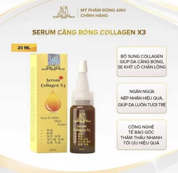 Serum Collagen X3 20ml Ngừa Nám